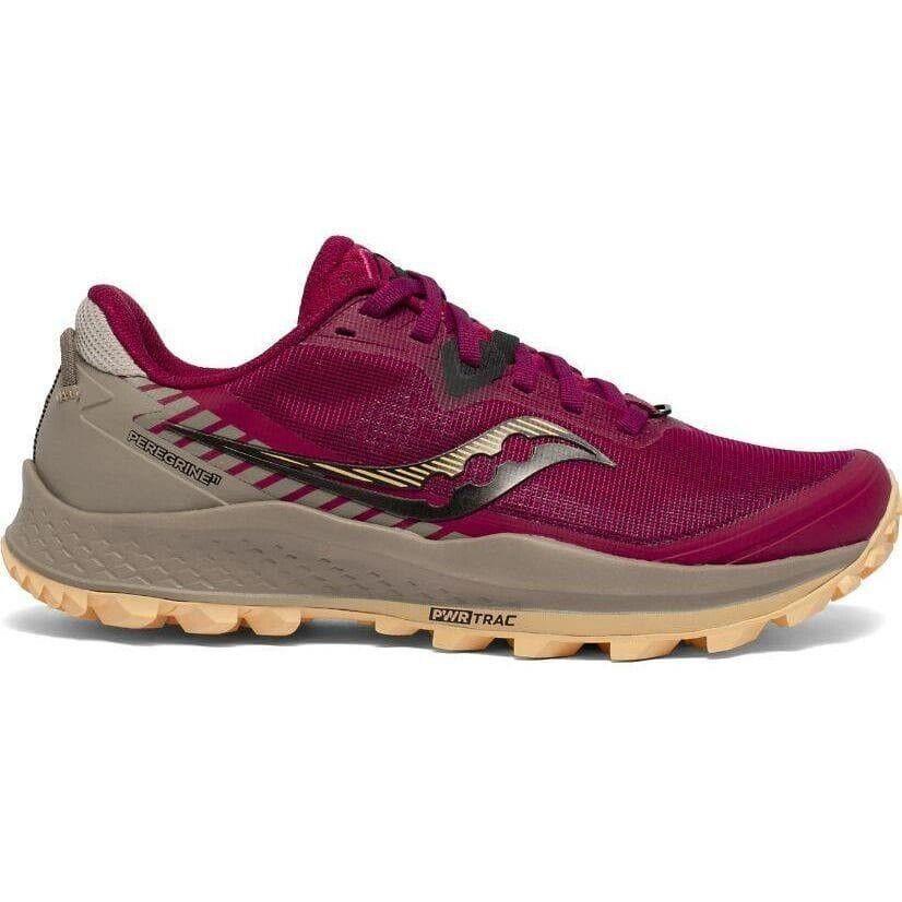 Saucony Women`s Peregrine 11 Trail Runner Cherry/gravel S10641-45 - Cherry