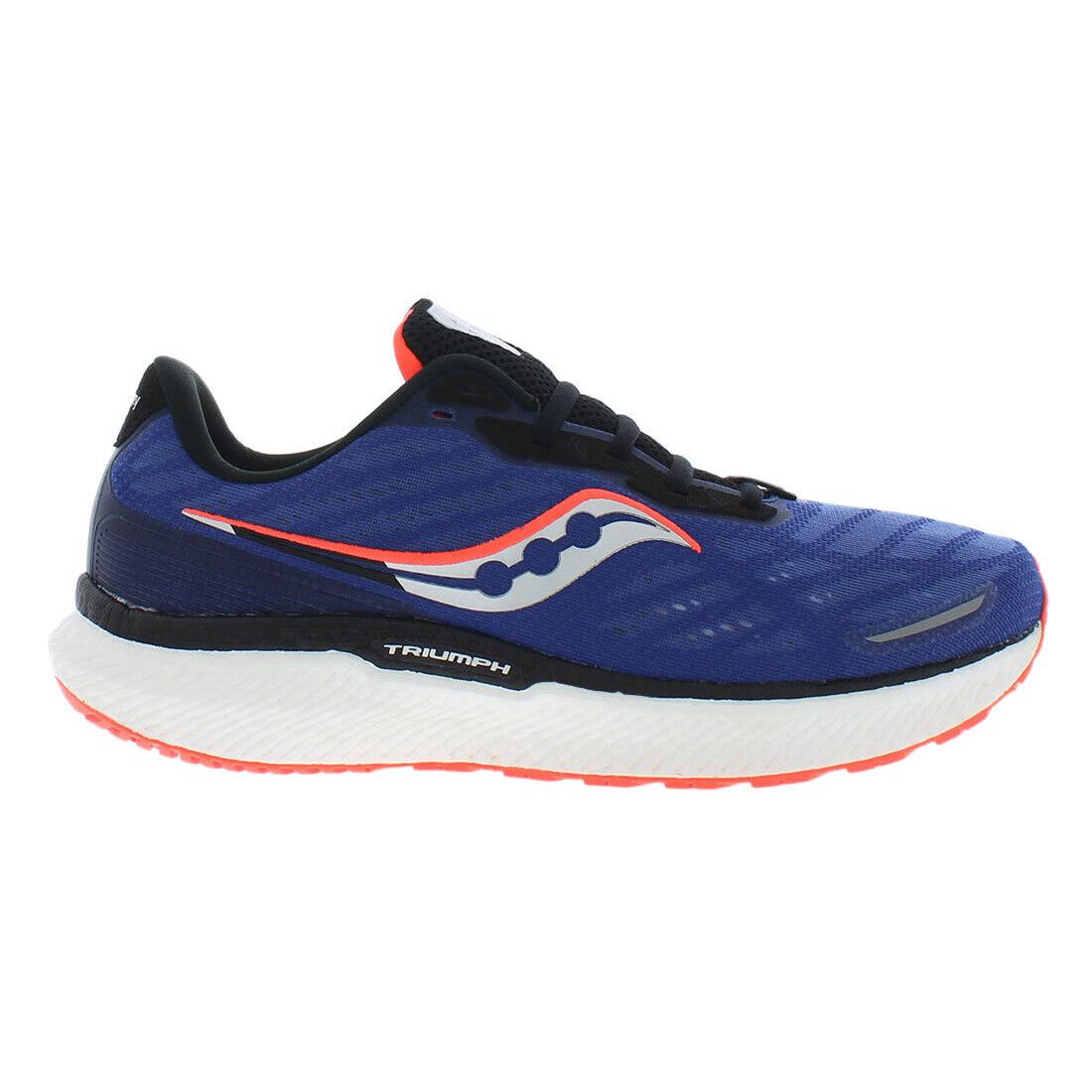 Saucony Triumph 19 Mens Shoes - Sapphre/Vizired, Main: Blue