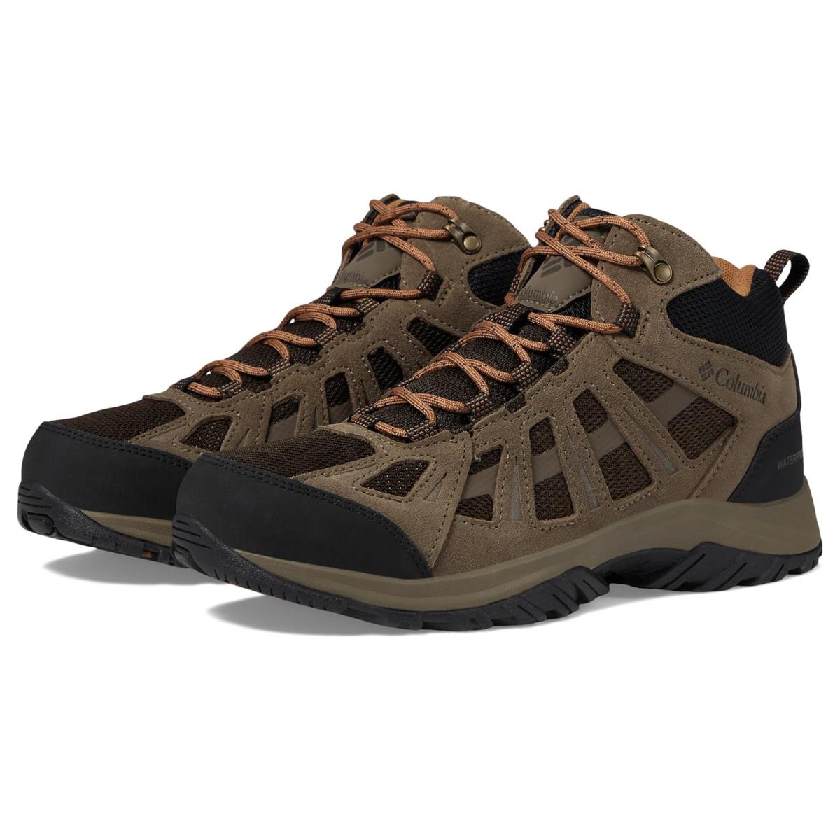 Man`s Hiking Columbia Redmond Iii Mid Waterproof - Cordovan/Elk