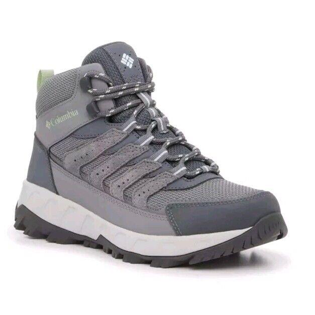 Columbia Strata Womans Hiking Boot Grey Sage Leaf Size 7