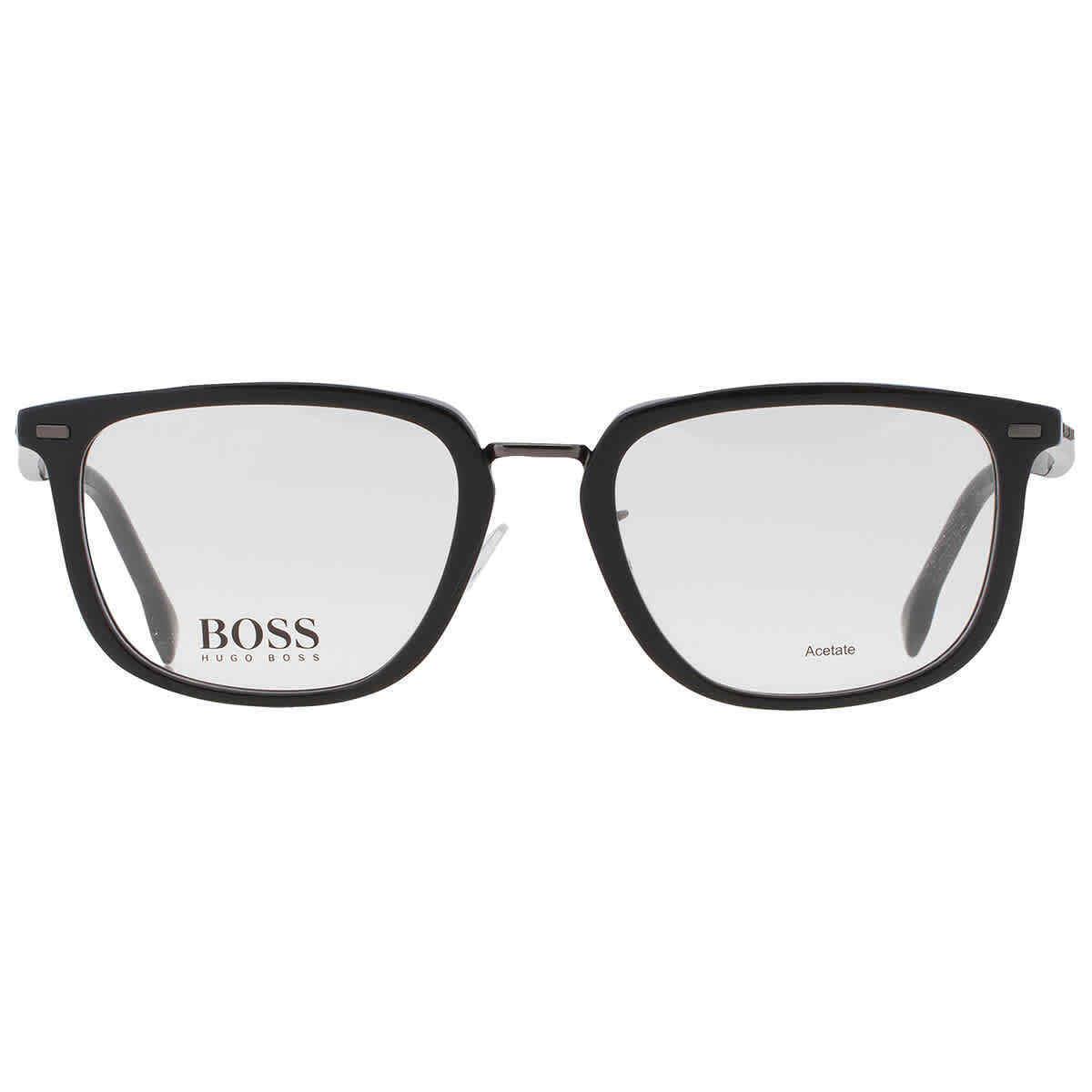 Hugo Boss Demo Square Men`s Eyeglasses Boss 1341/F 0ANS 54 Boss 1341/F 0ANS 54