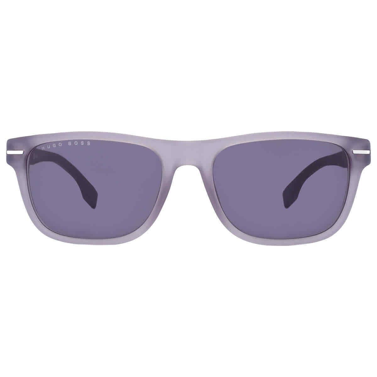 Hugo Boss Grey Rectangular Men`s Sunglasses Boss 1323/S 0RIW 54 Boss 1323/S 0RIW - Frame: Grey, Lens: Grey