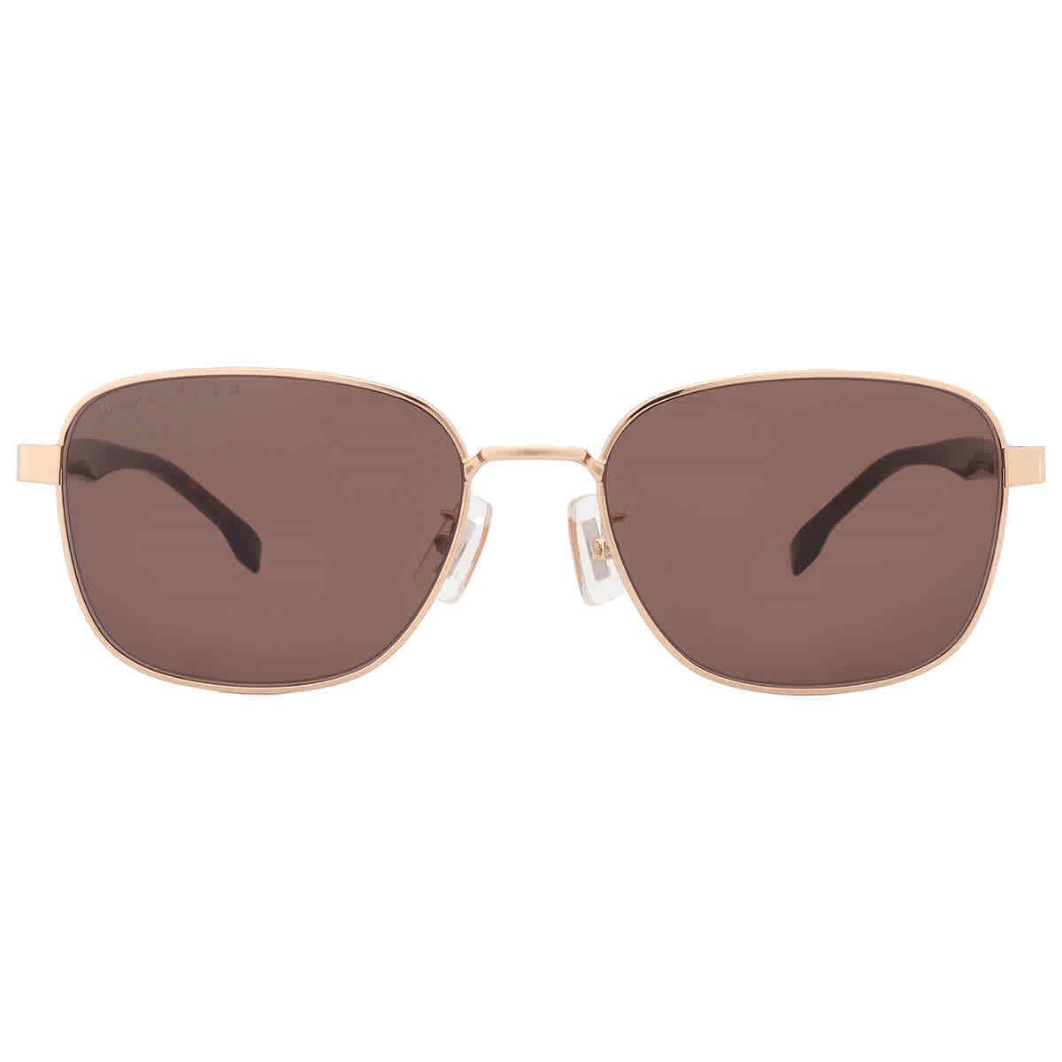 Hugo Boss Brown Square Men`s Sunglasses Boss 1294/F/S 0J5G 56 Boss 1294/F/S 0J5G