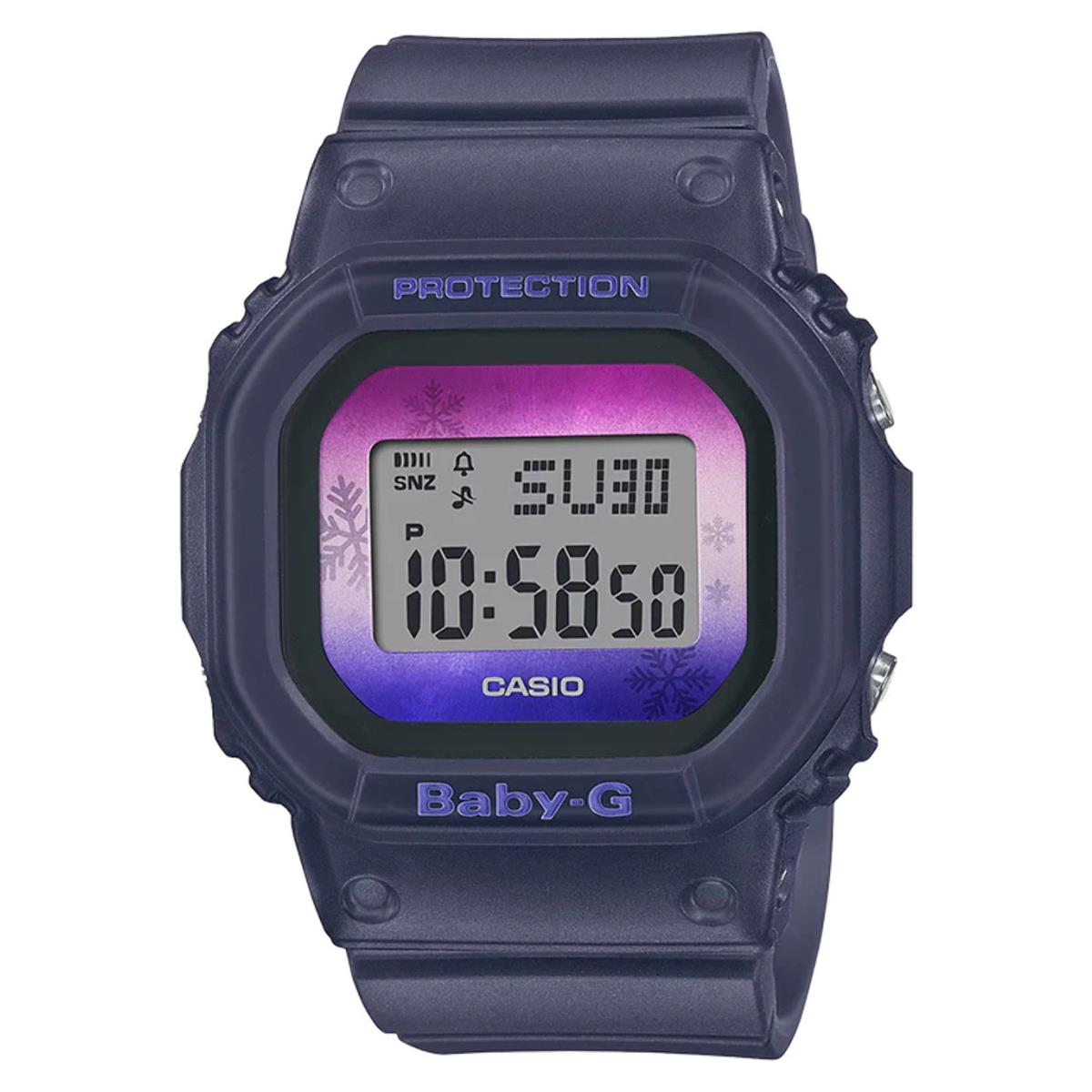 Casio Baby-g BGD-560WL-2 Black/purple Digital Watch - Black, Purple