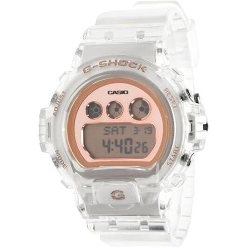 Casio G-shock GMDS6900SR-7 Metallic Digital Skeleton Resin Clear Watch