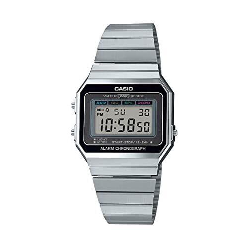 Casio Men`s A700W-1ACF Classic Digital Display Quartz Silver Watch