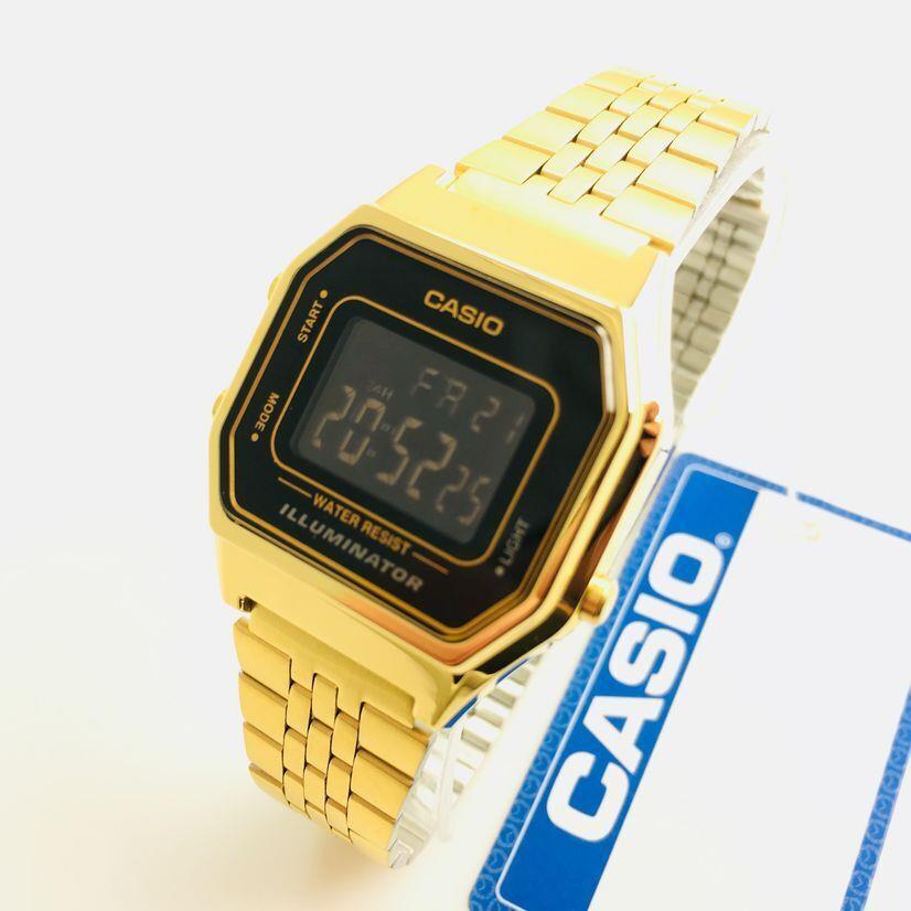 Women`s Casio Classic Digital Gold Tone 25 mm Watch LA680WGA-1BD LA-680WGA-1B