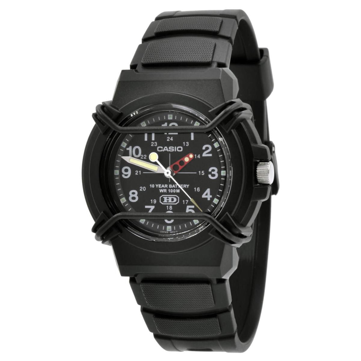 Casio HDA-600-1BVCF Black Resin Case Black Band Watch