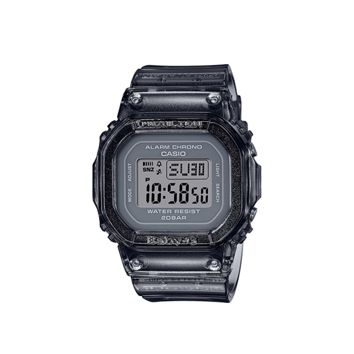 Casio G-shock Baby-g BGD560 Digital Resin Smoke Black Skeleton Watch BGD560S-8