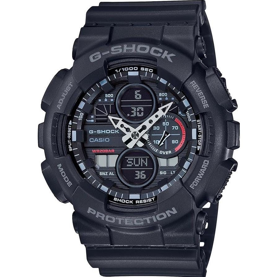 Casio G-shock Analog/digital Black Dial Black Watch GA-140-1A1 / GA140-1A1