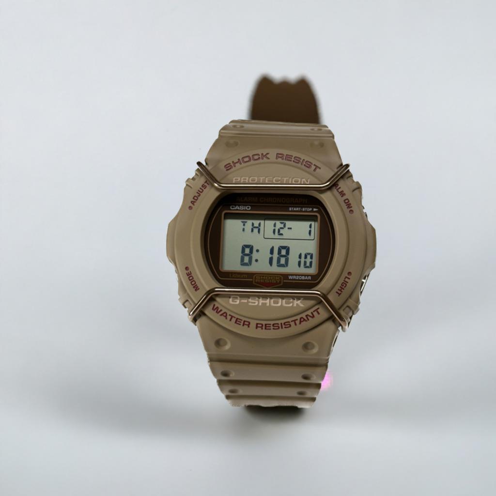 Casio DW-5700PT-5DR Classic Digital Round Beige Watch