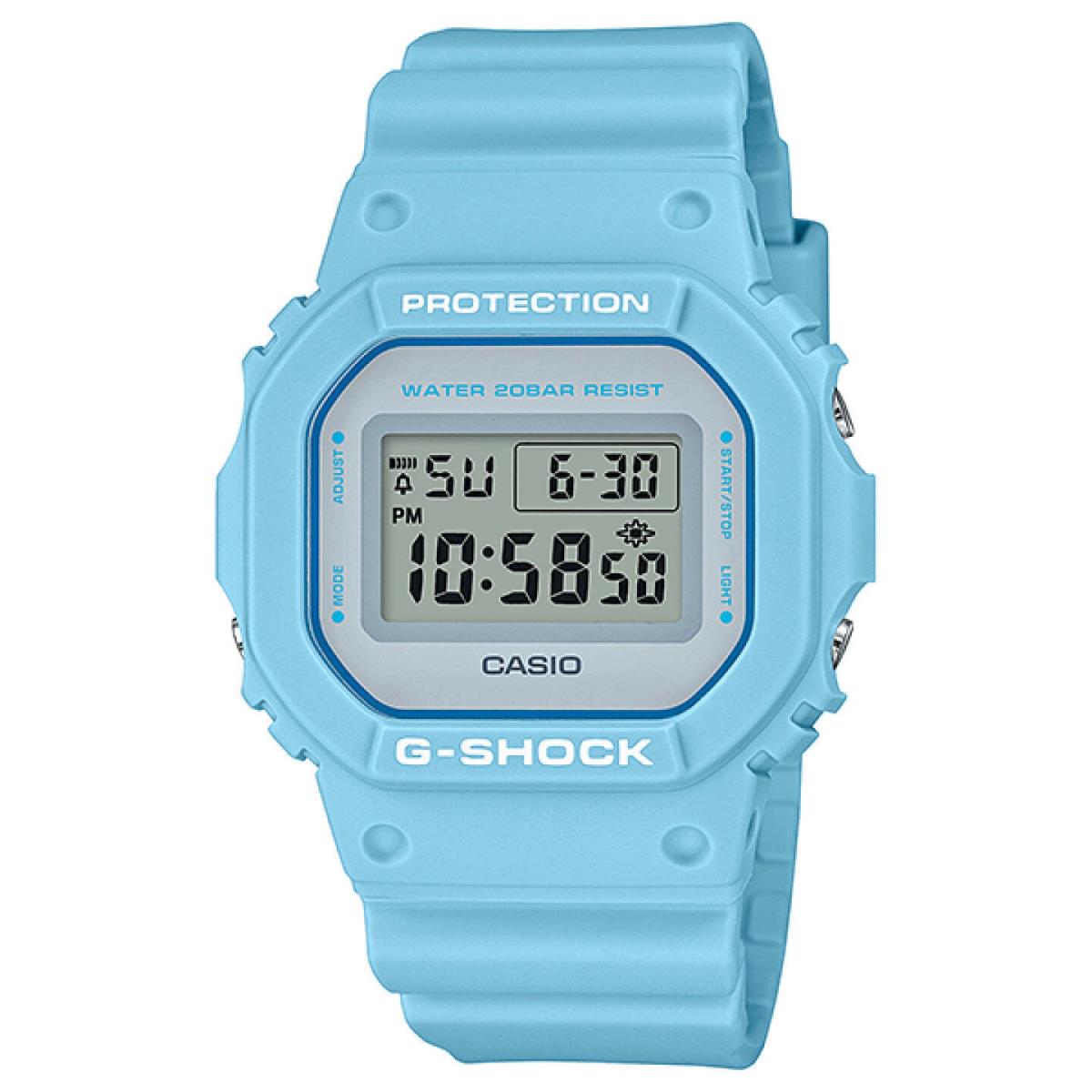 Casio G-shock DW-5600SC-2 Pastel Blue Digital Watch