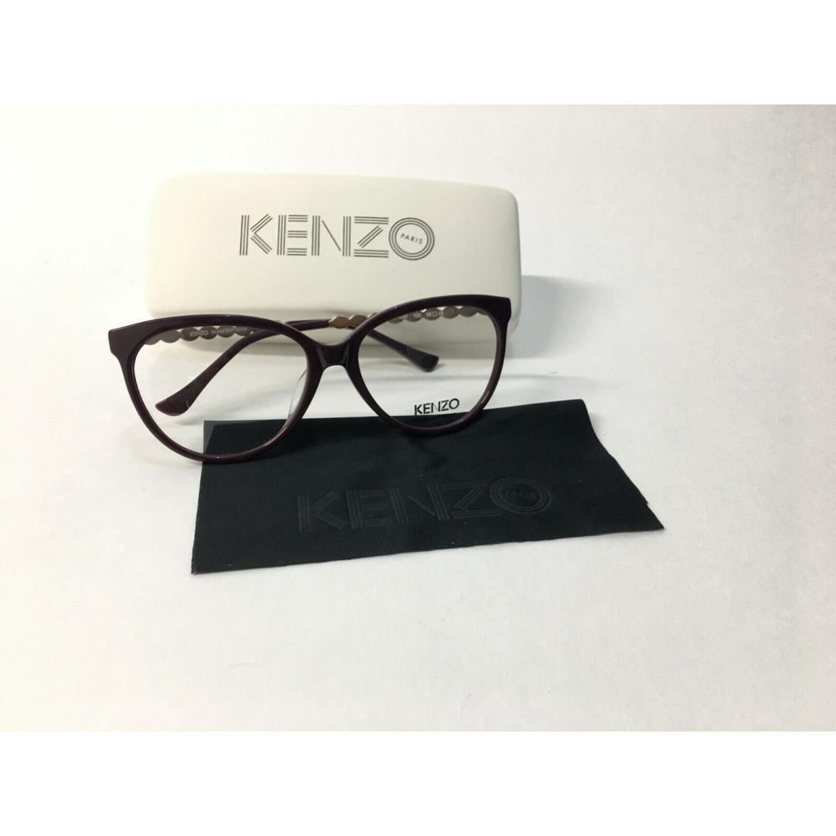 Kenzo Eyeglasses Frames KZ G205 A C01 Purple/plum France