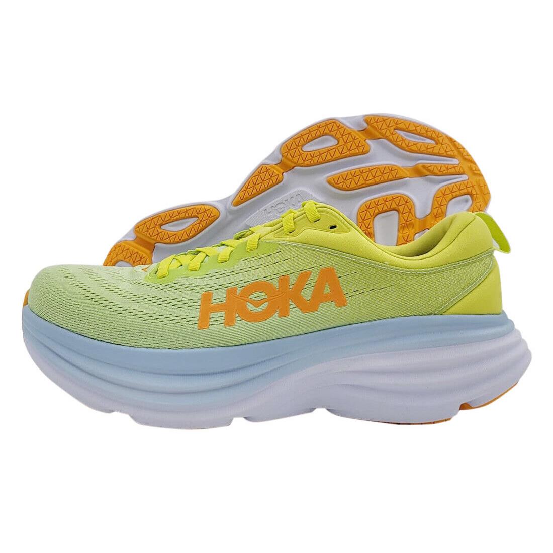 Hoka One One Bondi 8 Mens Shoes - Butterfly/Evening Primrose, Full: Butterfly/Evening Primrose