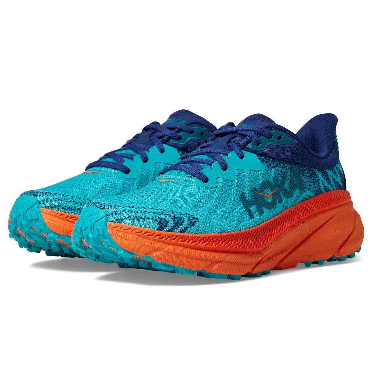 Woman`s Sneakers Athletic Shoes Hoka Challenger 7 Ceramic/Vibrant Orange