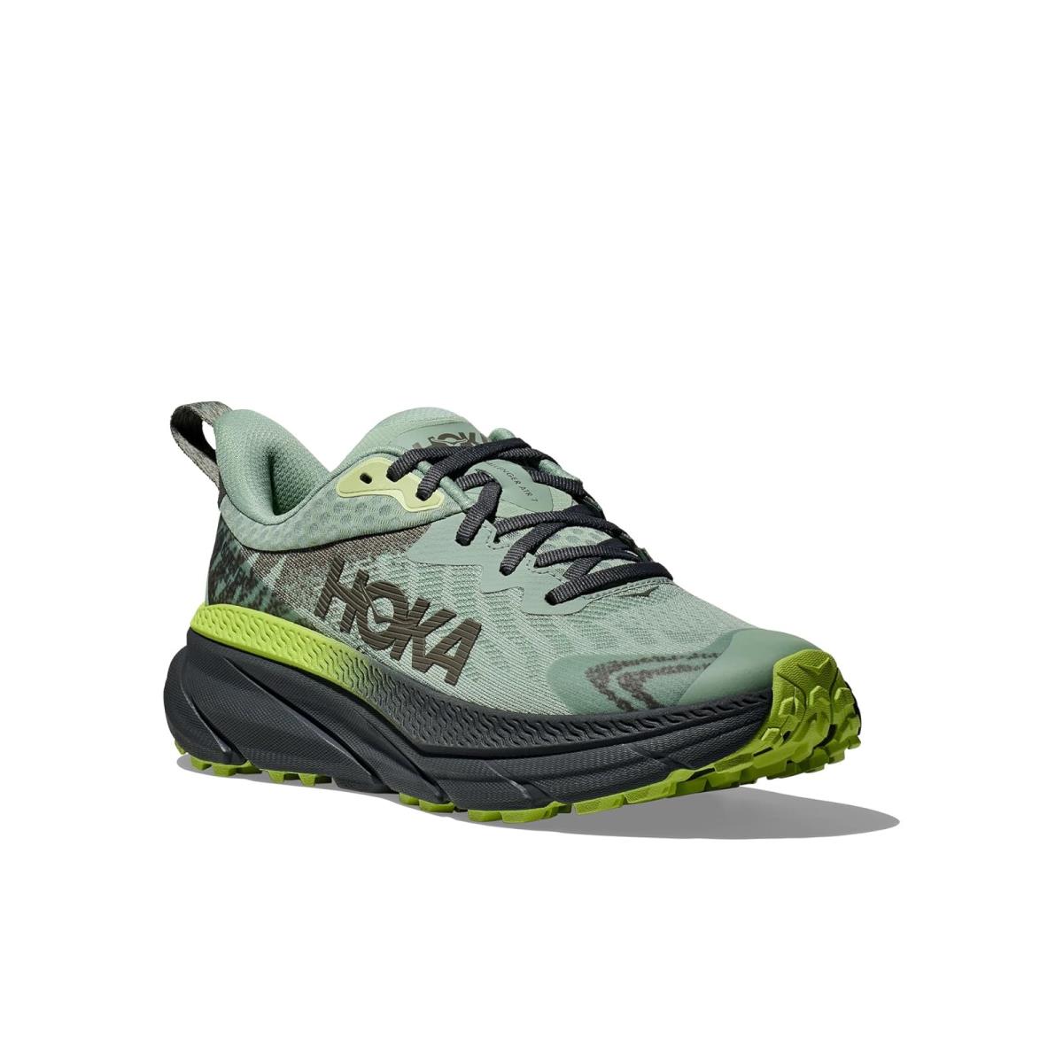 Man`s Sneakers Athletic Shoes Hoka Challenger 7 Gore-tex Aloe Vera/Lettuce