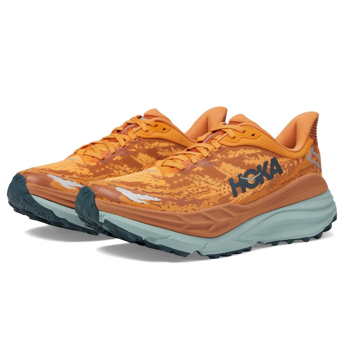 Man`s Sneakers Athletic Shoes Hoka Stinson 7 - Amber Haze/Amber Brown