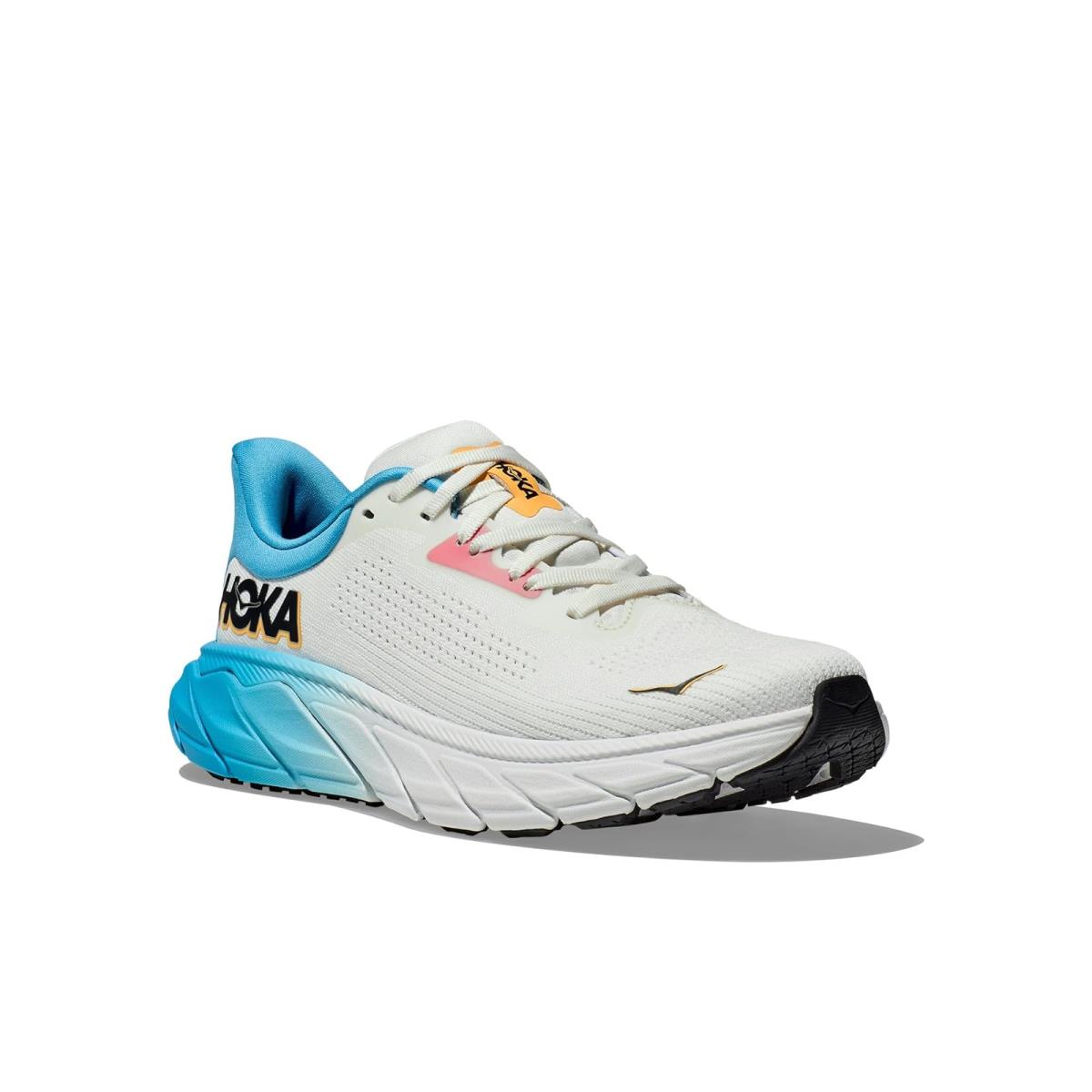 Woman`s Sneakers Athletic Shoes Hoka Arahi 7 Blanc De Blanc/Swim Day