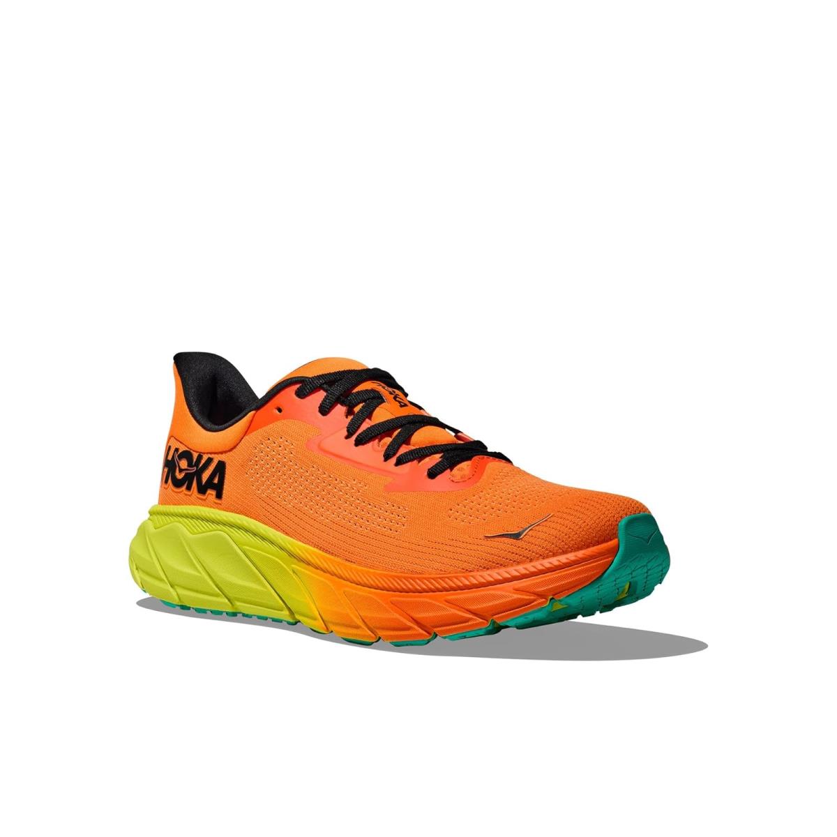 Woman`s Sneakers Athletic Shoes Hoka Arahi 7 Electric Tangerine/Black