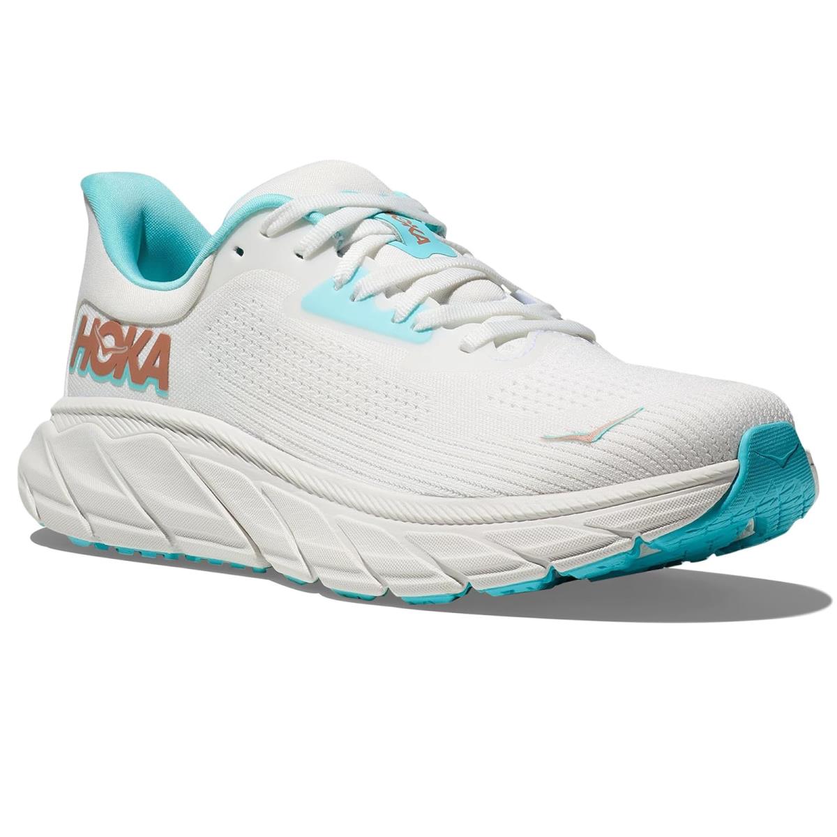 Woman`s Sneakers Athletic Shoes Hoka Arahi 7 Frost/Rose Gold