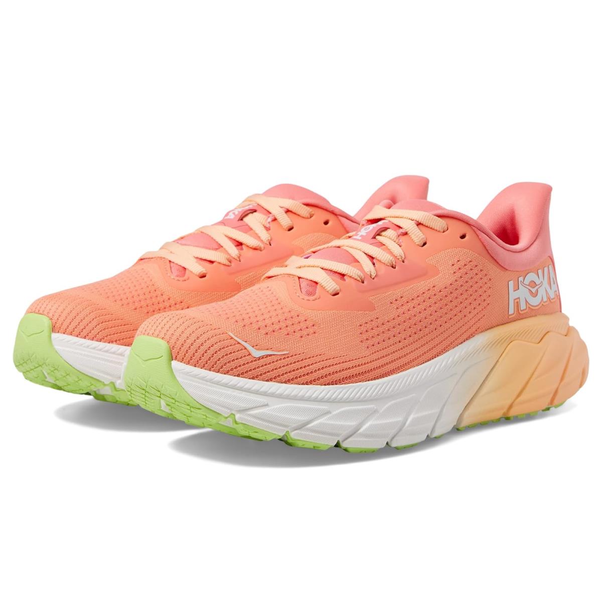 Woman`s Sneakers Athletic Shoes Hoka Arahi 7 Papaya/Coral