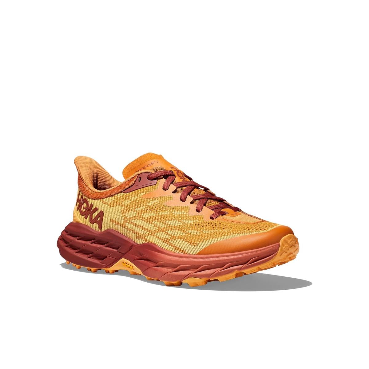 Woman`s Sneakers Athletic Shoes Hoka Speedgoat 5 - Amber Haze/Sherbet