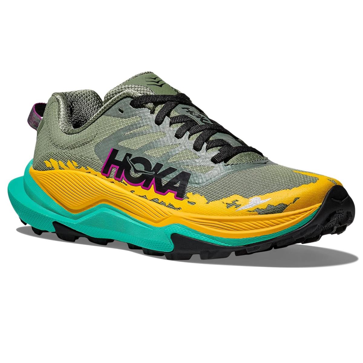 Woman`s Sneakers Athletic Shoes Hoka Torrent 4 Succulent/Electric Aqua