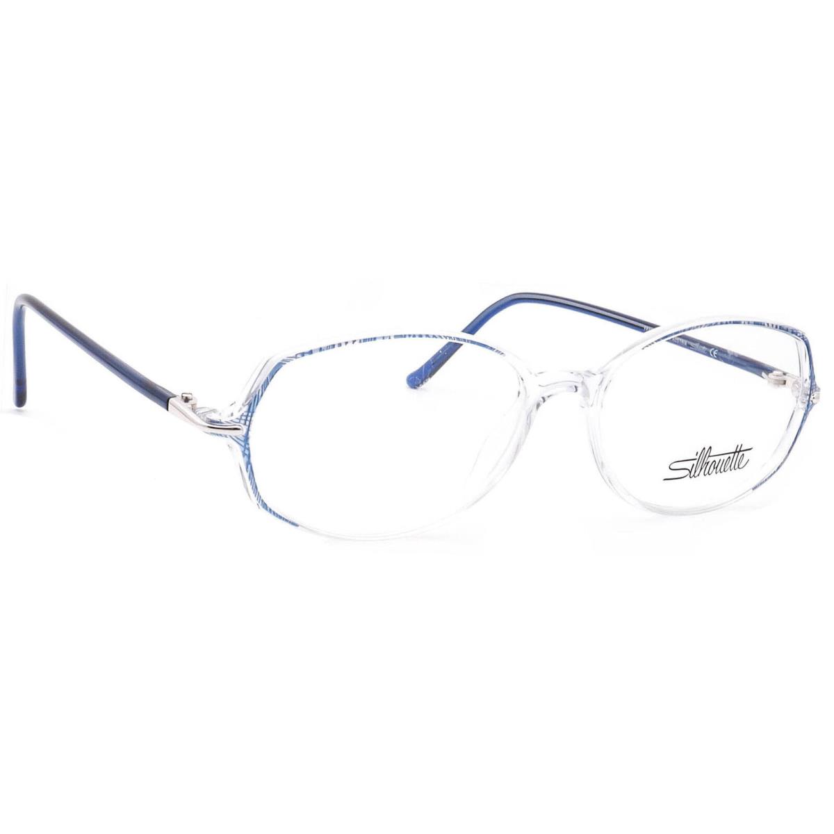 Silhouette Eyeglasses Spx 1899 00 6105 Crystal Clear/blue Austria 53 15 130