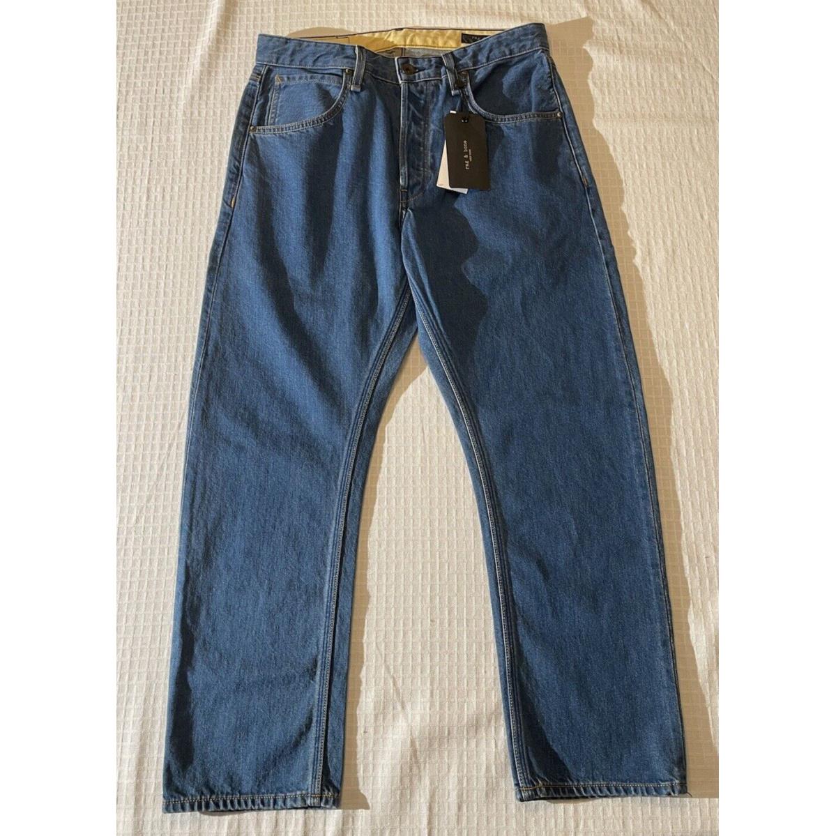 Rag Bone Belmont Cotton Hemp Blend Japan Slouch Taper Size 30 Jeans