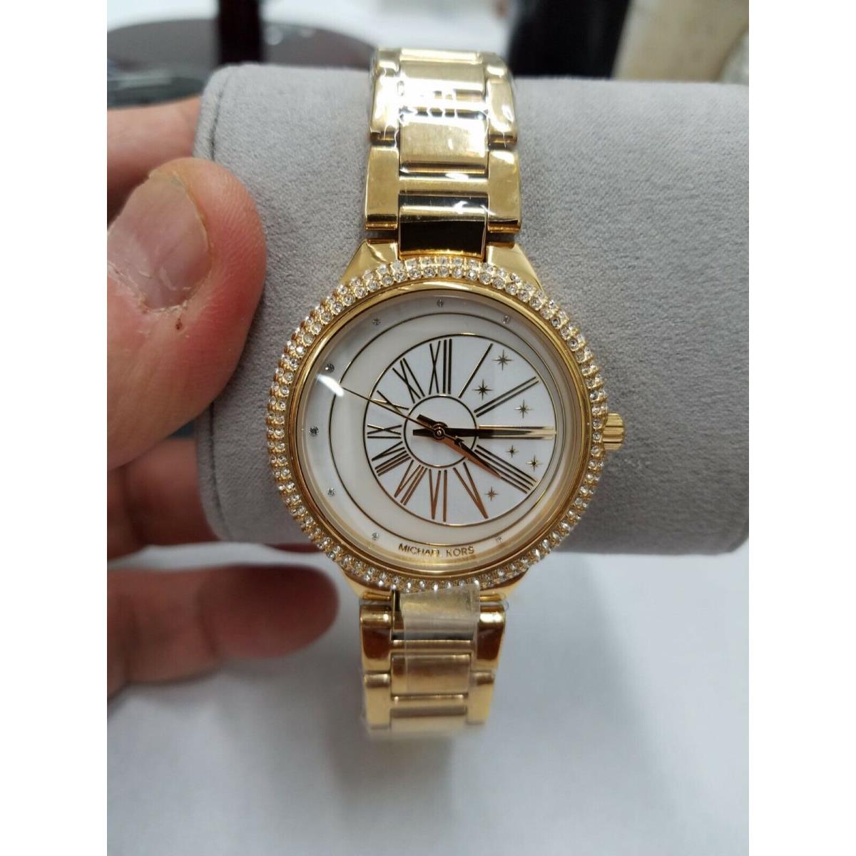 Michael Kors MK6550 Taryn Mother of Pearl Dial Gold Tone Stainless Women`s Watch