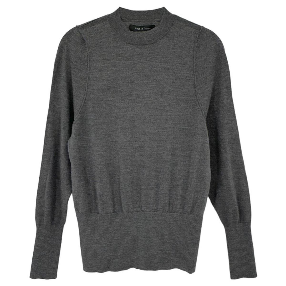 Rag Bone Sydney Turtleneck in Charcoal S