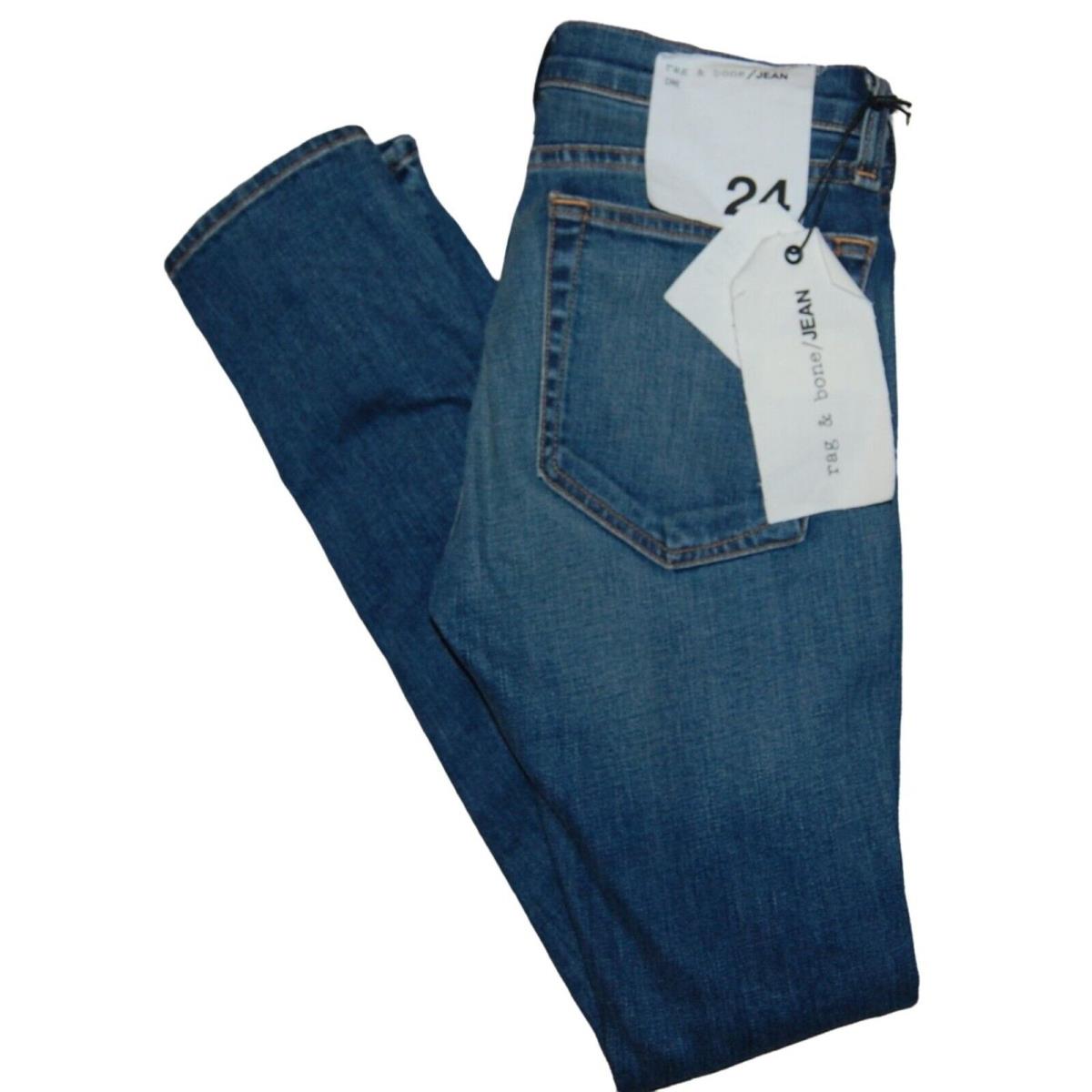 Rag Bone Ada Brigade Denim Blue Jeans Dre Destroyed Women`s 24