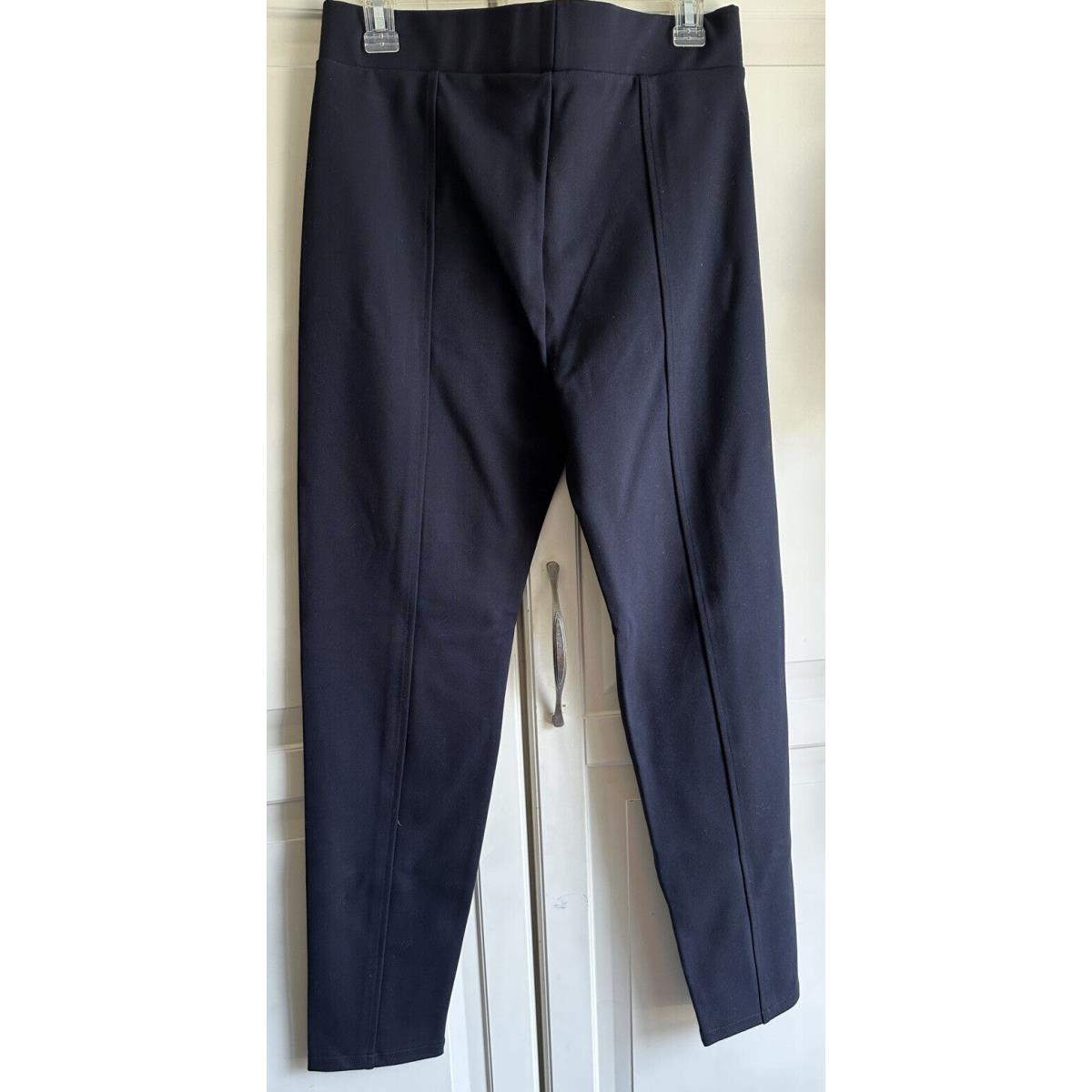 Rag and Bone Pant Navy Blue Womens Large Briggetta Ponte Knit Slim Fit