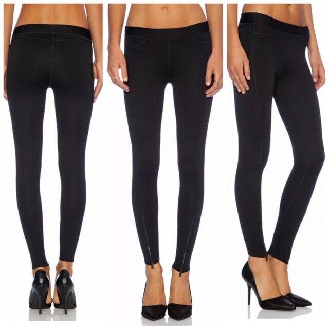 Rag Bone Lawson Chevron Black Legging Pants Sz XS Xsmall
