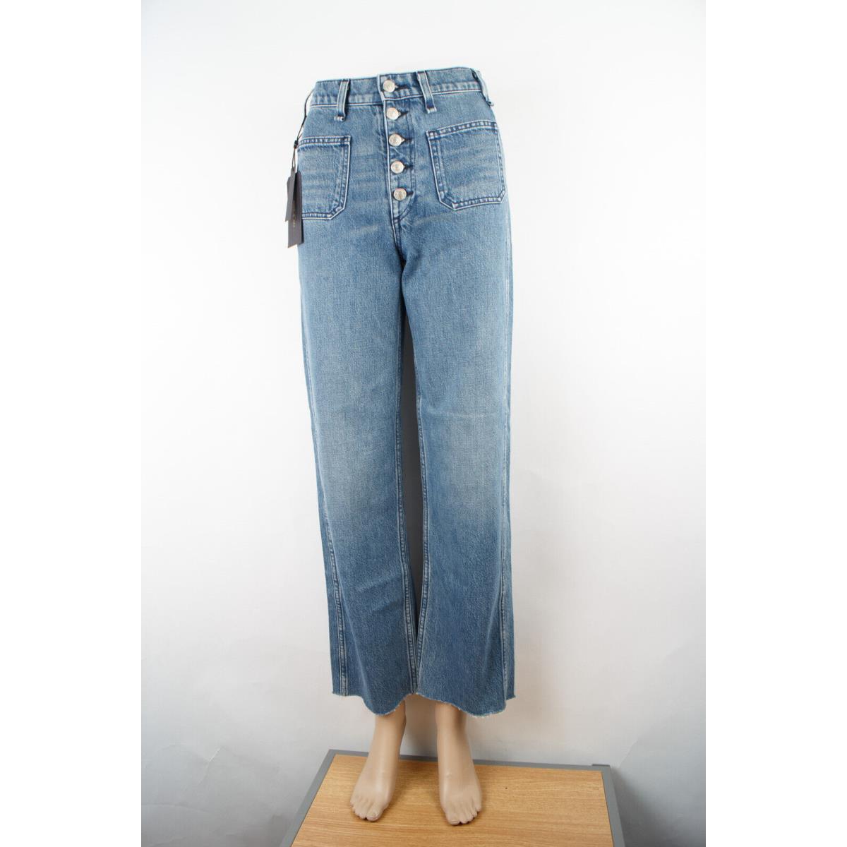 Rag Bone Jeans Ruth Super High-rise Straight Walbrook 23 24 X 29 Women`s