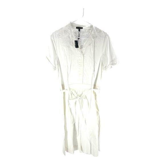 Rag Bone XS White Dress Floral Pattern