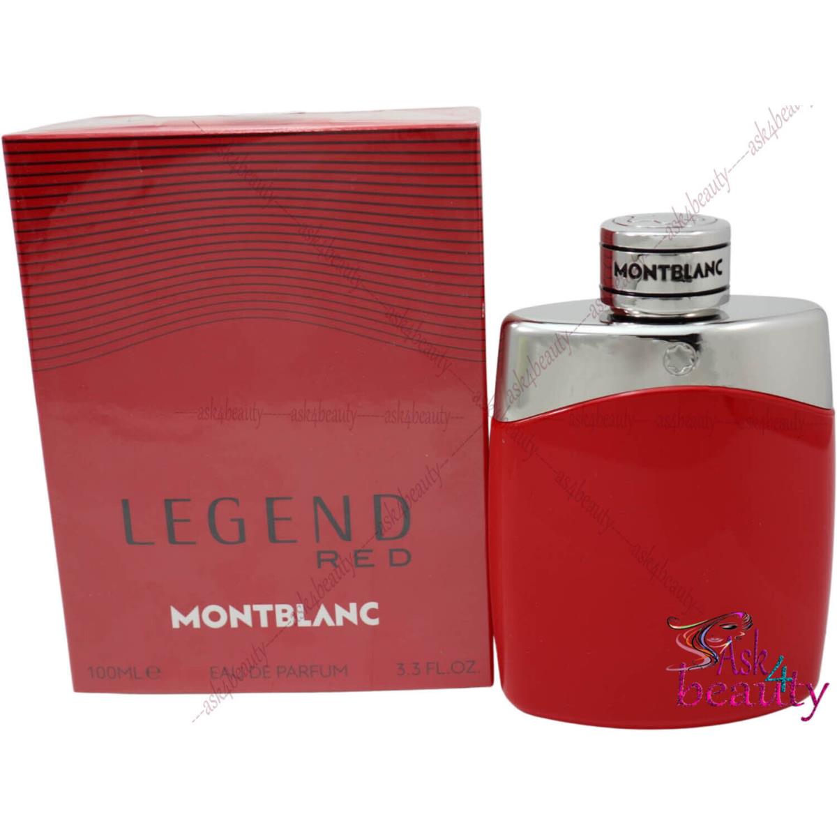 Montblanc Mont Blanc Legend Red 3.3oz/100ml Eau De Parfum Spray For Men