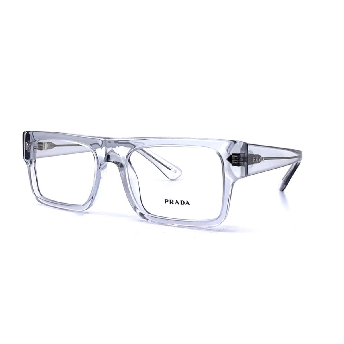 Prada Reading Glasses Vpr A01 17P-1O1 57-19 150 Crystal Grey Frames Readers