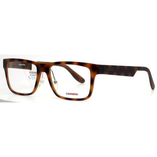 Carrera CA5534 Dwj Tortoise Mens Rectangle Full Rim Eyeglasses 53-17-145 B:37