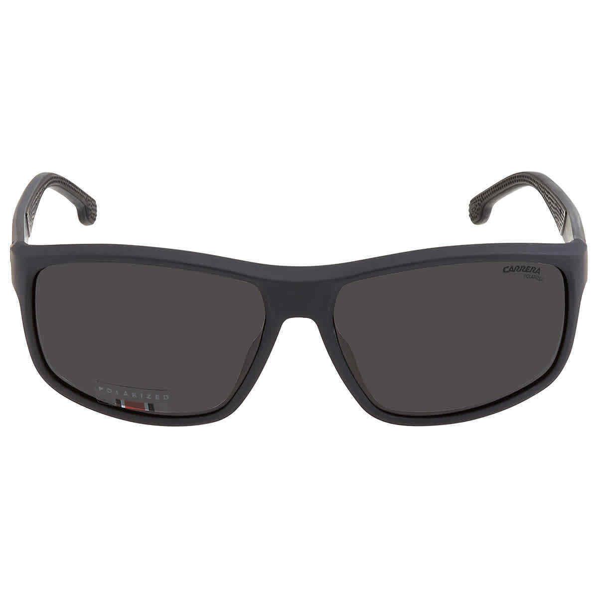 Carrera Polarized Grey Rectangular Men`s Sunglasses Carrera 8038/S 0003/M9 61