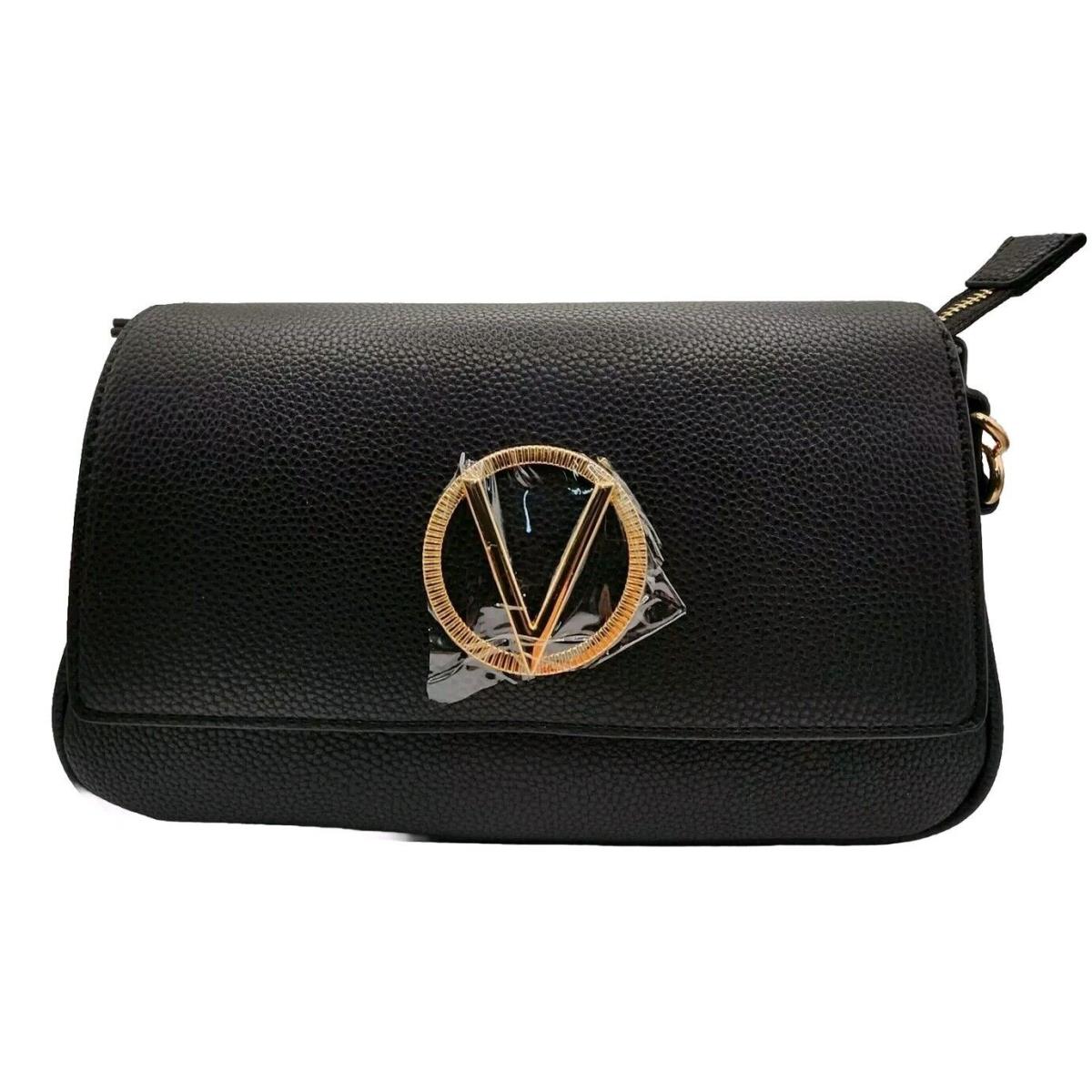 Valentino By Mario Nero Black Leather Crossbody Shoulder Women Bag