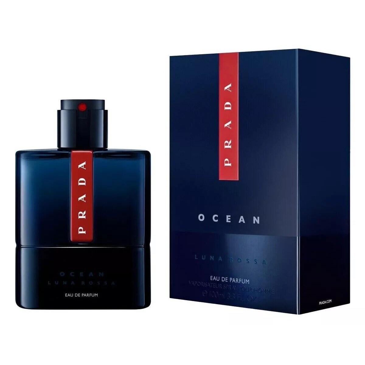 Prada Luna Rossa Ocean 3.3/3.4 oz Eau De Parfum 100 ml Spray For Men