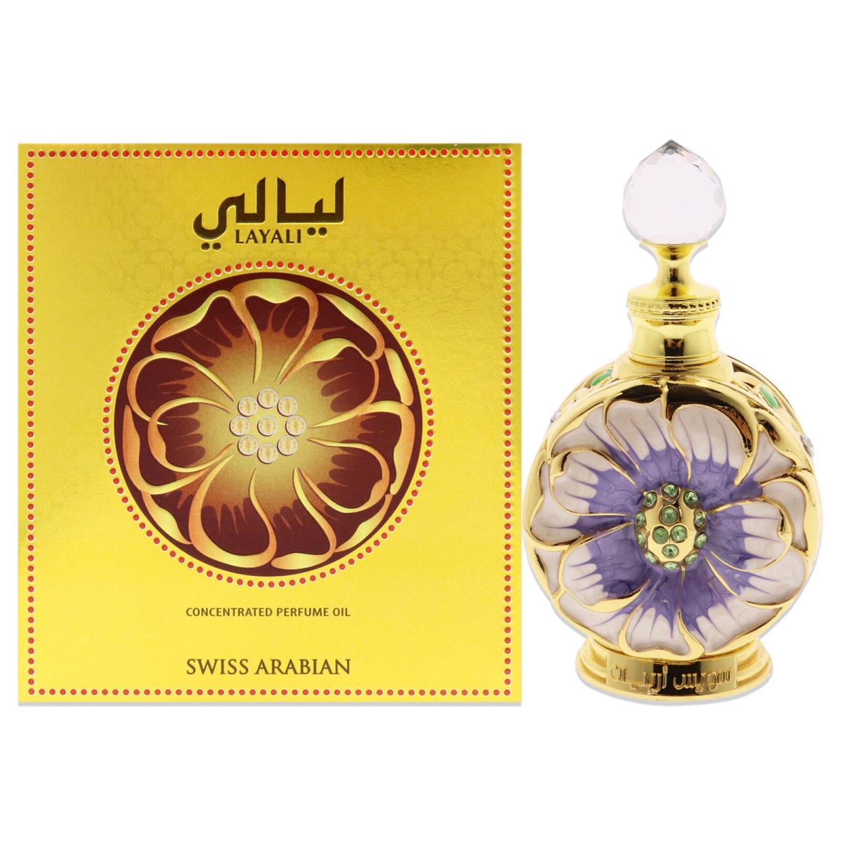 3 Pack Layali by Swiss Arabian For Women - 0.5 oz Parfum Oil