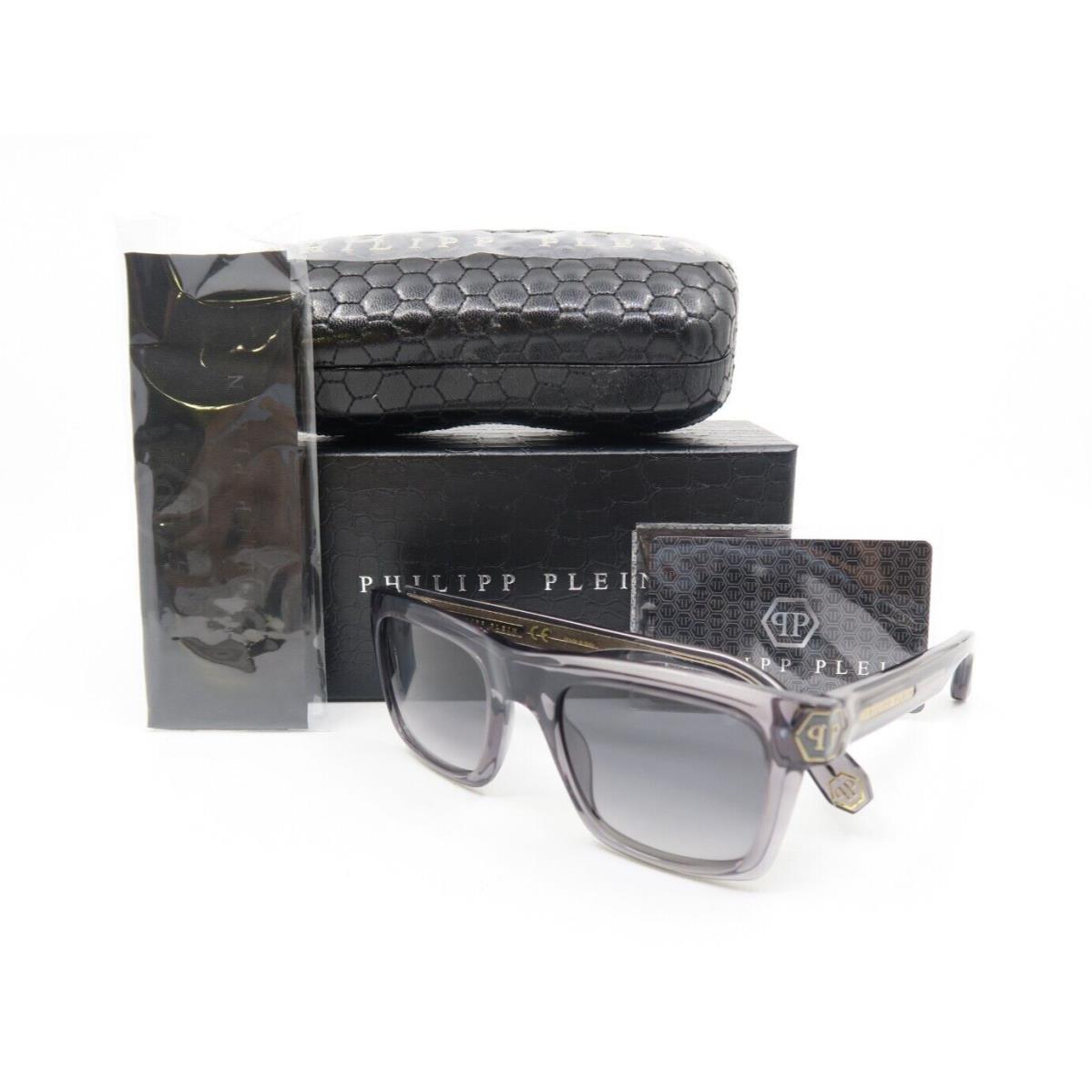 Philipp Plein Plein Daily Masterpieces SPP043 Col. 09MB Grey Sunglasses