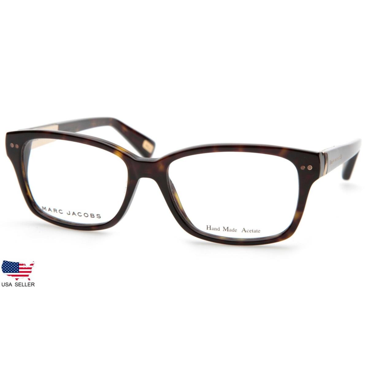 Marc Jacobs MJ 324 086 Tortoise Eyeglasses Glasses Frame 53-16-140mm Italy