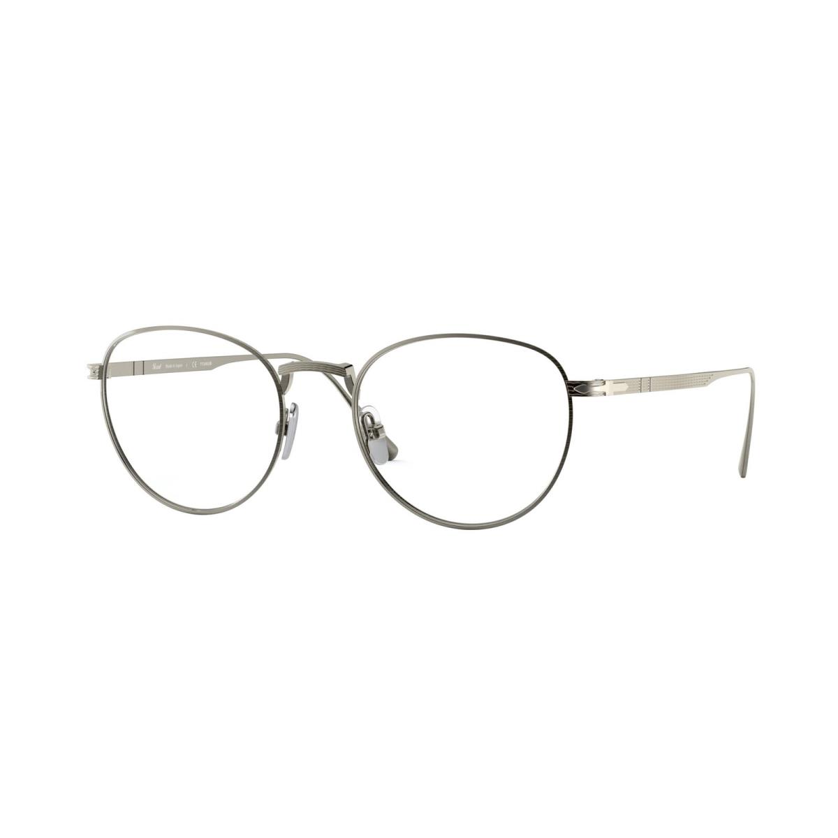 Persol PO5002VT 8001 Phantos Pewter Demo Lens 51 mm Men`s Eyeglasses