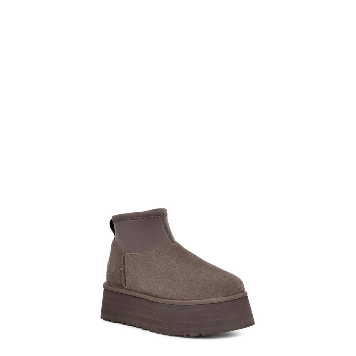 Woman`s Boots Ugg Classic Mini Dipper Thundercloud