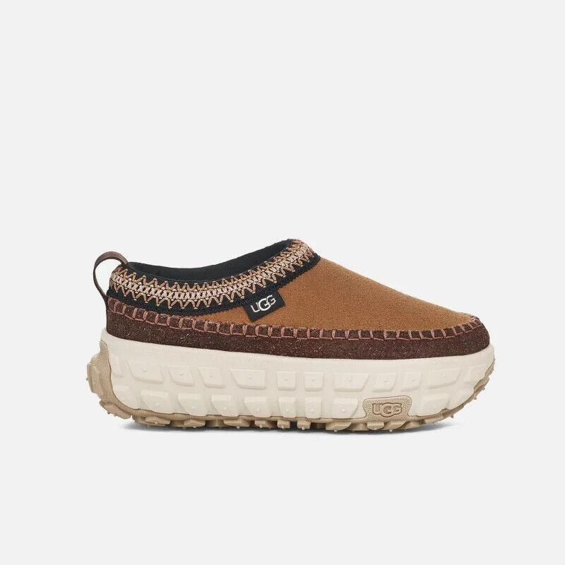 Ugg Venture Daze 1155650 Clogs Men`s Chestnut Ceramic Suede Slip-on Casual Shoes Brown