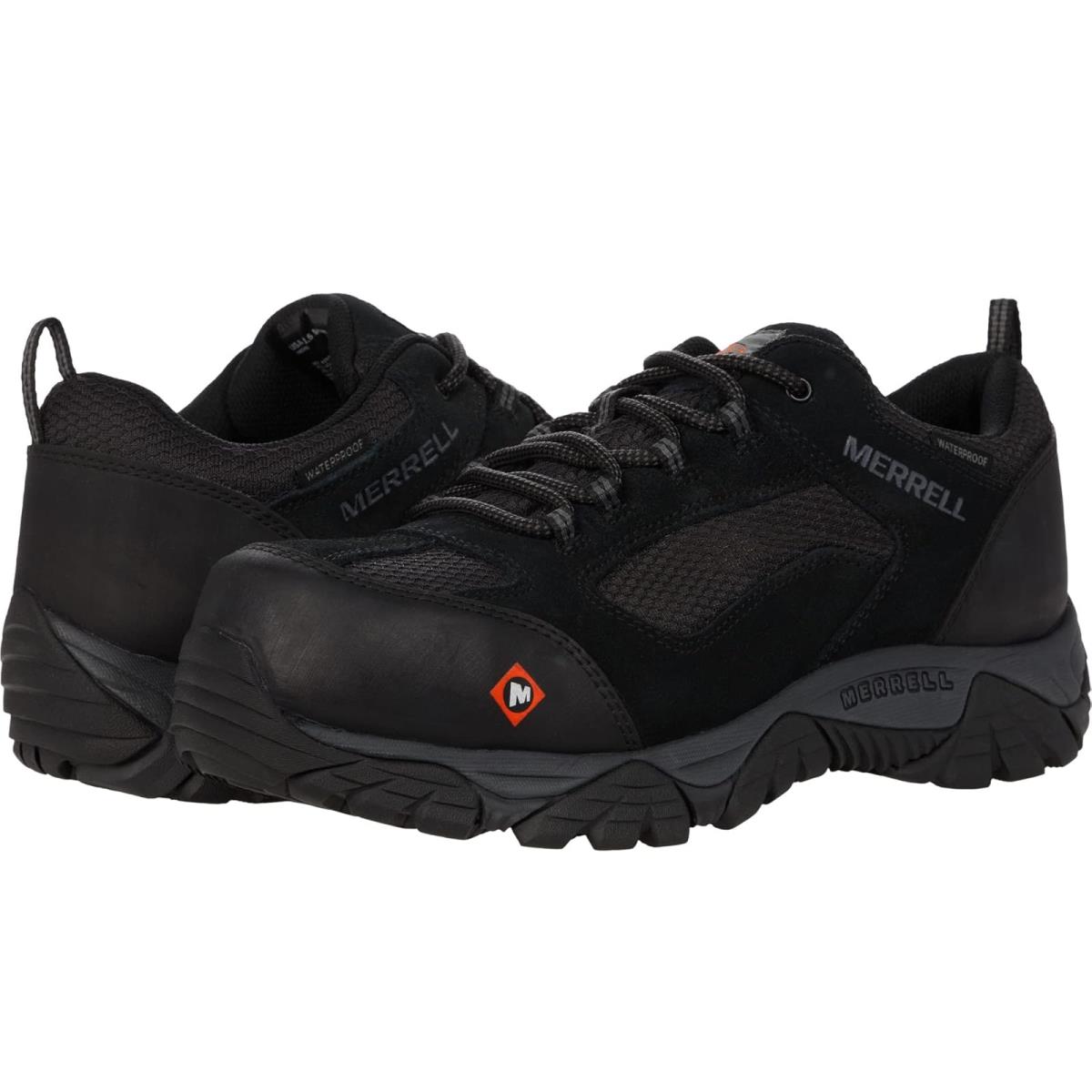 Man`s Shoes Merrell Work Moab Onset Waterproof Composite Toe