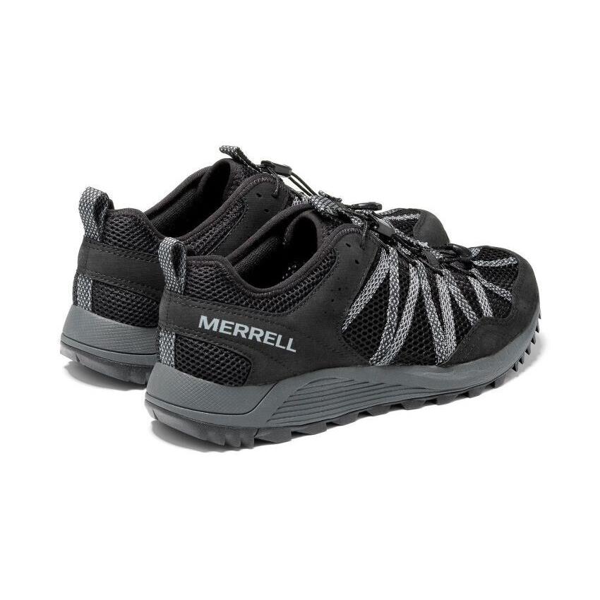 Merrell Wildwood Aerosport Shoes in Black/grey Size 10 J036152